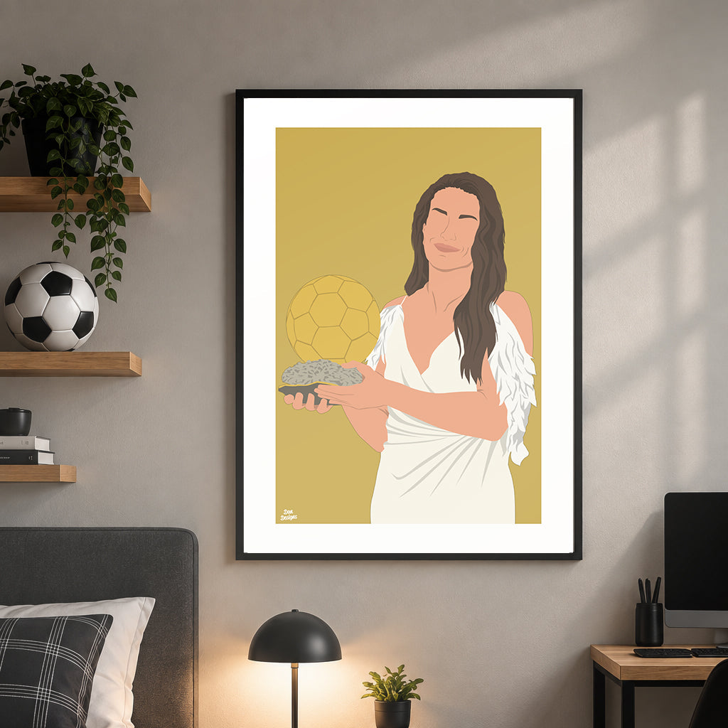 Alexia Putellas Ballon d’Or Print – Football Art