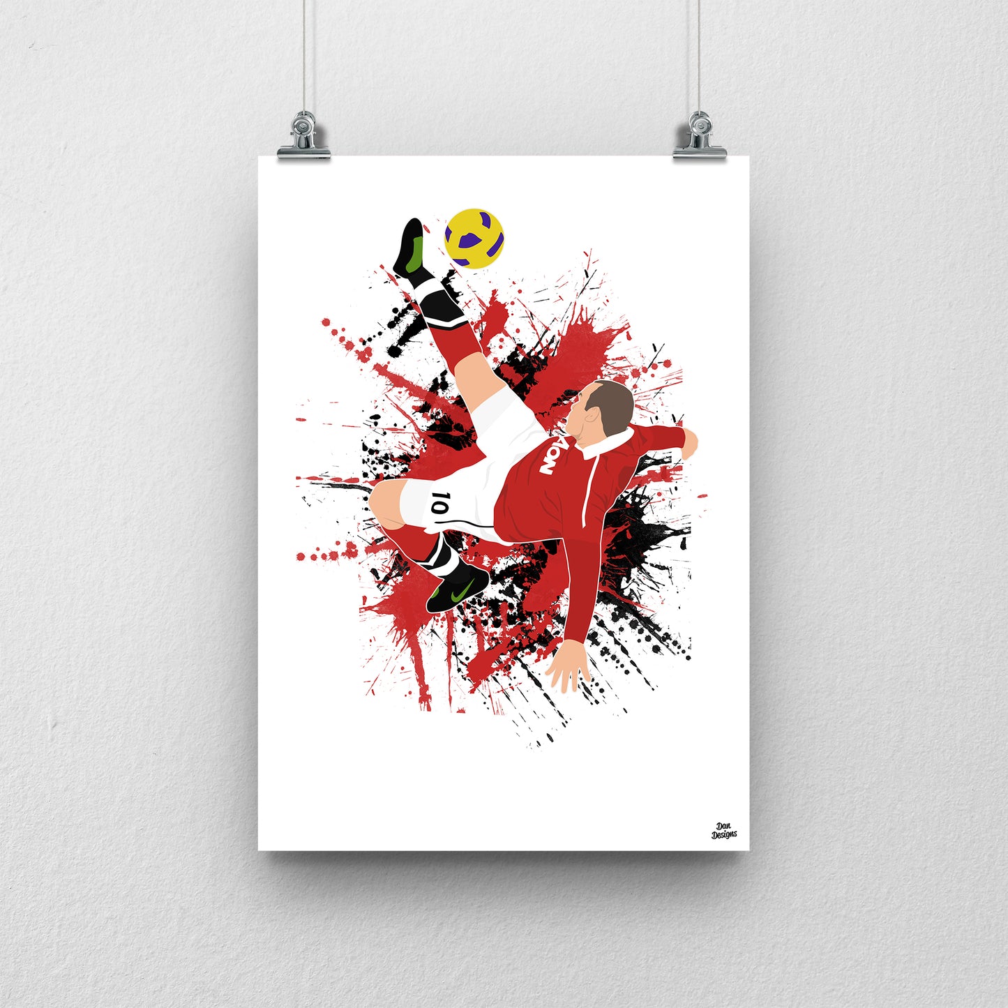 Wayne Rooney Print