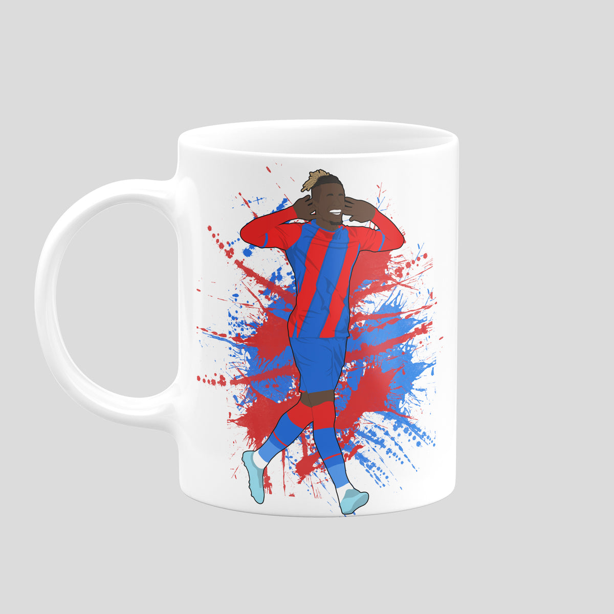 Wilfried Zaha Crystal Palace mug – original football artwork