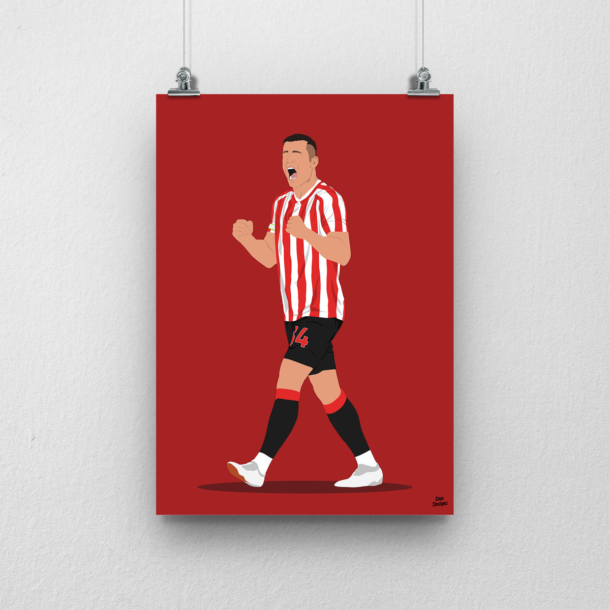 Granit Xhaka Print – Sunderland Football Artwork