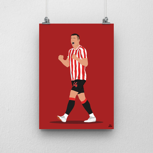 Granit Xhaka Print – Sunderland Football Artwork