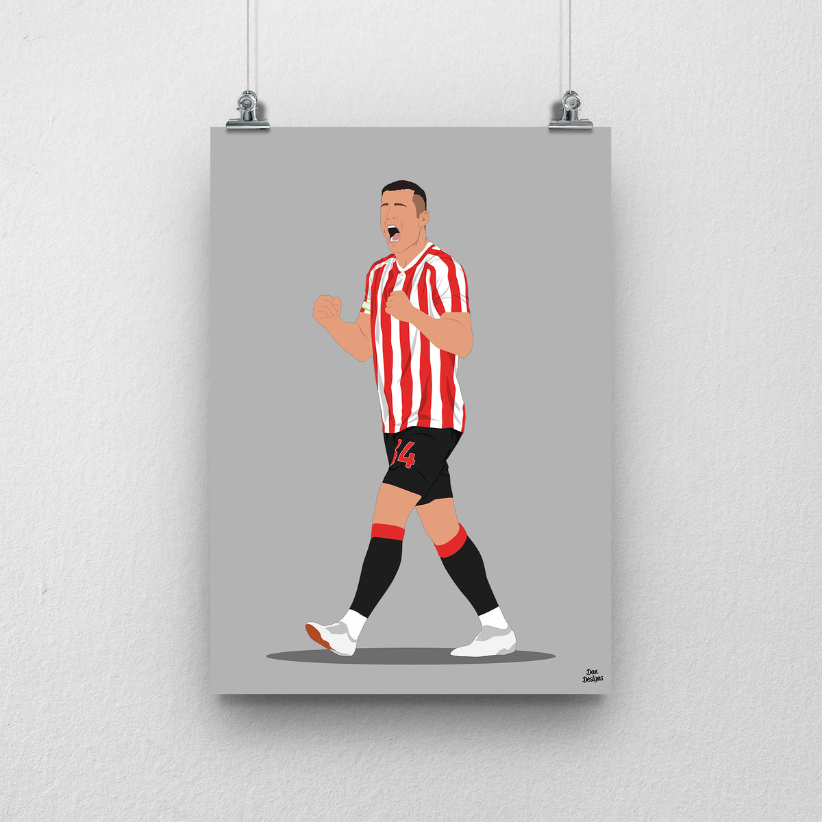 Granit Xhaka Print – Sunderland Football Artwork