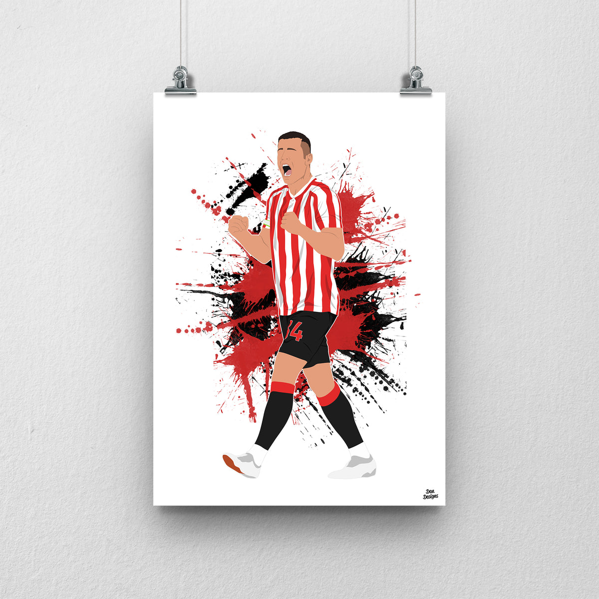 Granit Xhaka Print – Sunderland Football Artwork