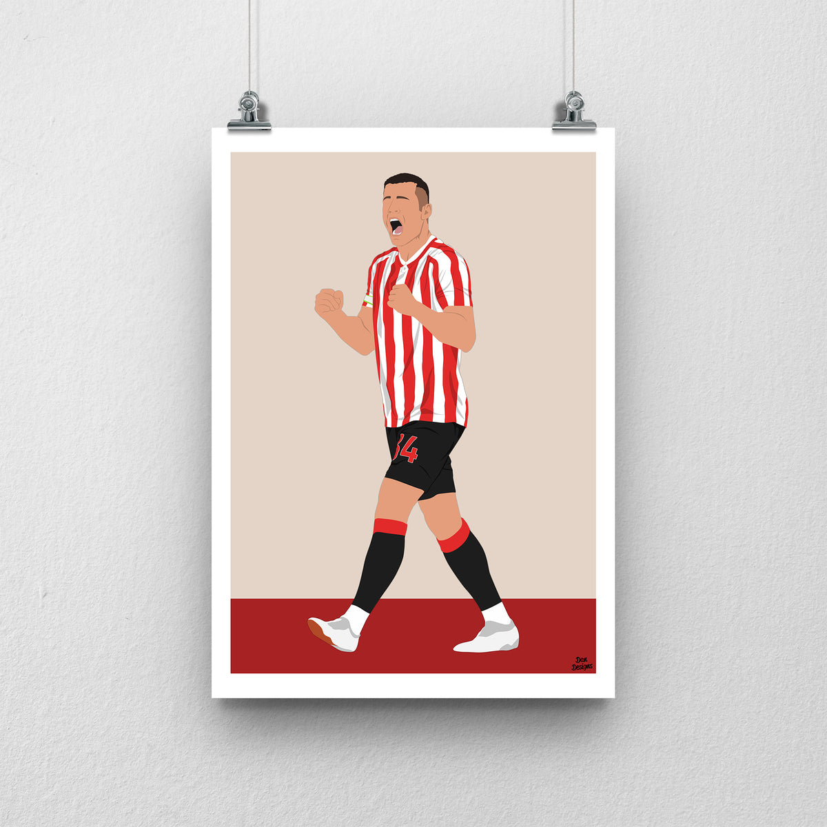 Granit Xhaka Print – Sunderland Football Artwork