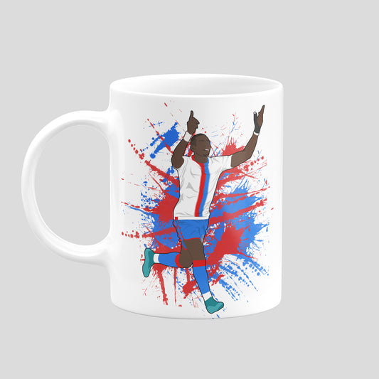 Yannick Bolasie Crystal Palace mug – original football artwork
