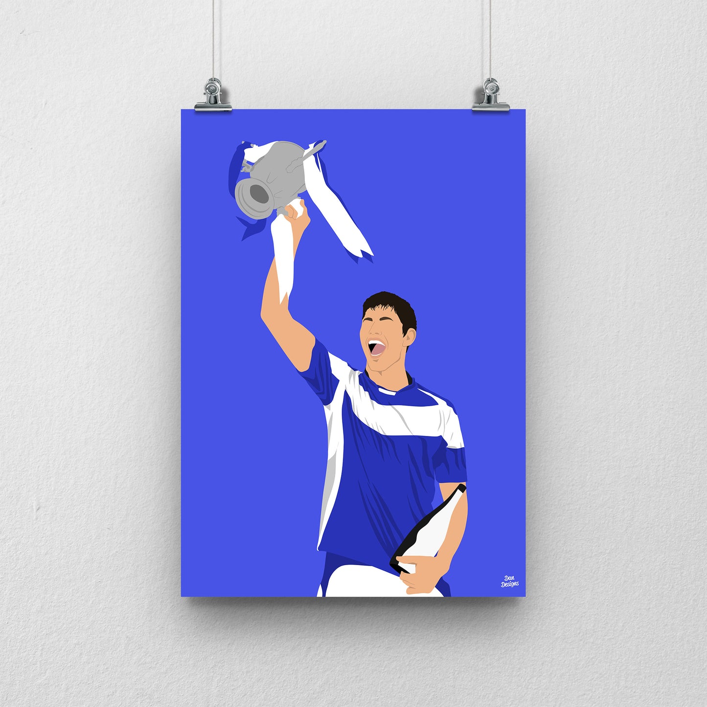 Nikola Zigic Print – Birmingham City Striker Artwork