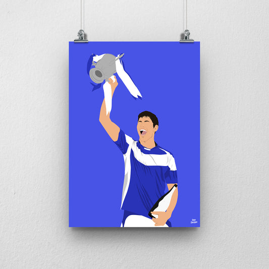 Nikola Zigic Print – Birmingham City Striker Artwork