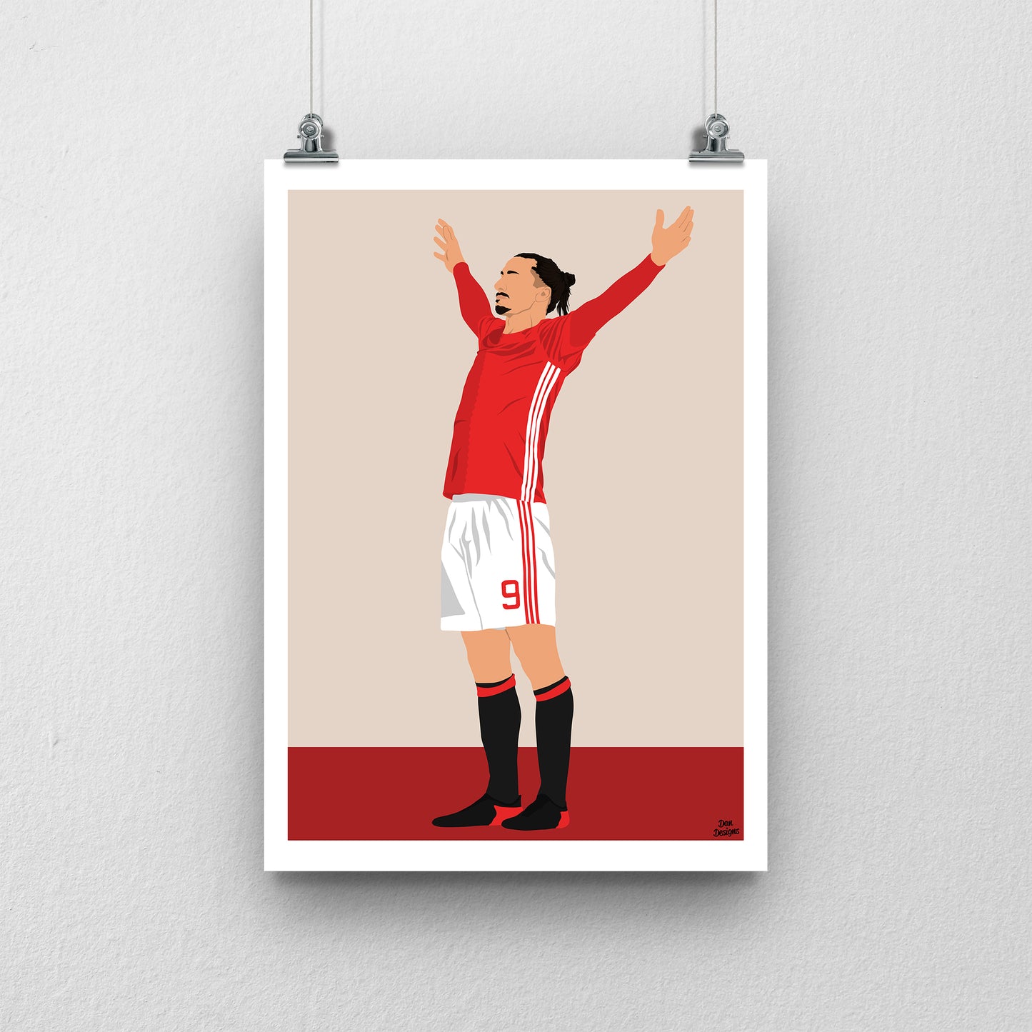 Zlatan Ibrahimovic Print | Manchester United Poster