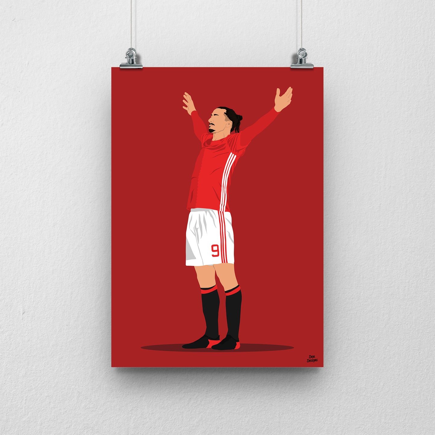 Zlatan Ibrahimovic Print | Manchester United Poster