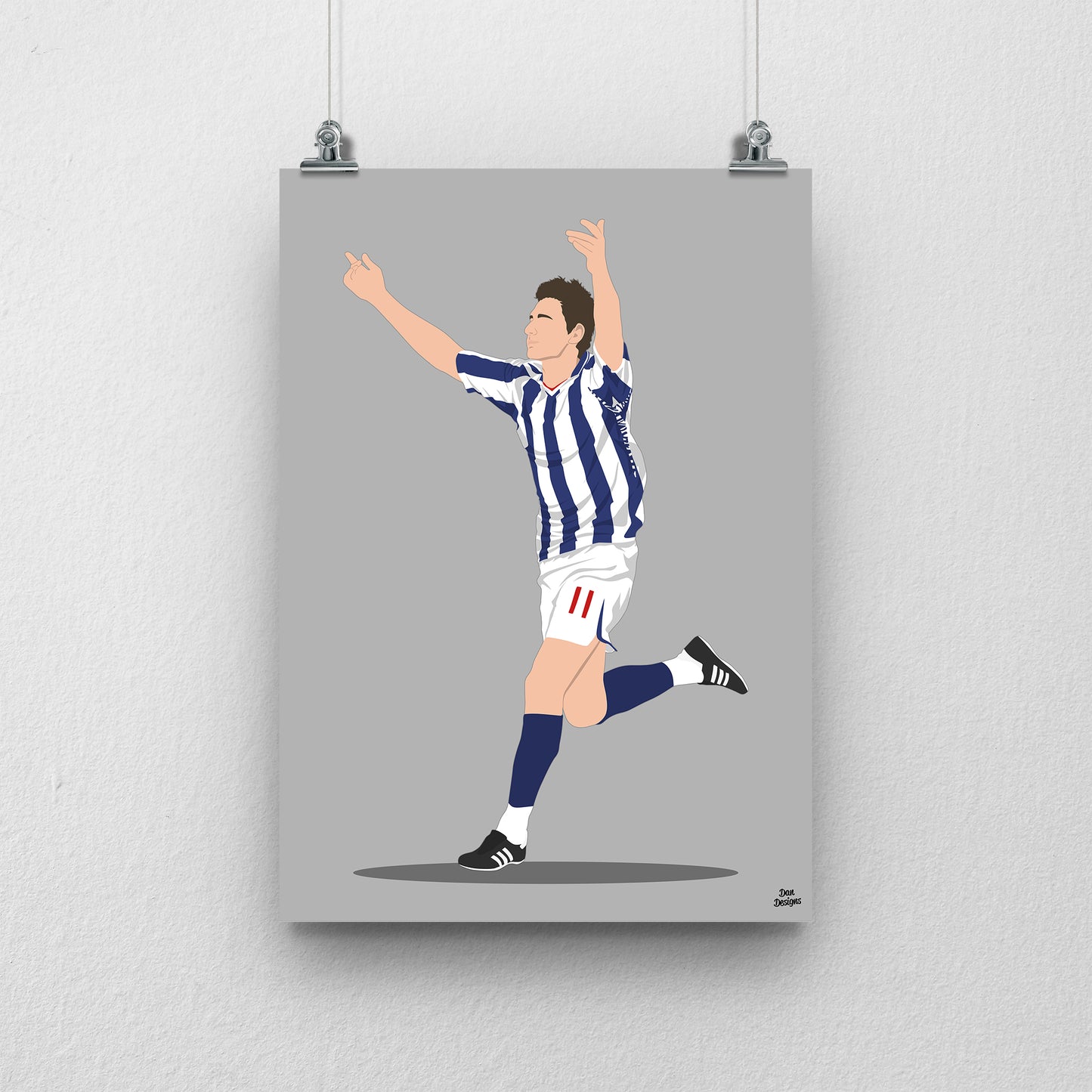 Zoltán Gera Print – West Brom Poster