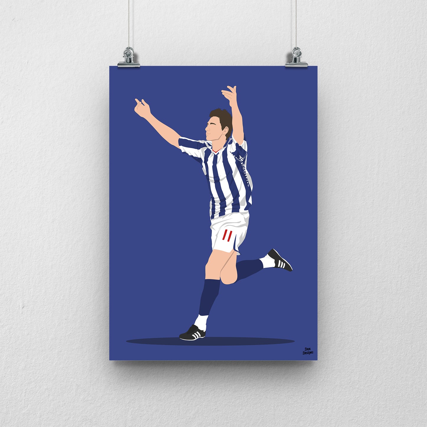Zoltán Gera Print – West Brom Poster