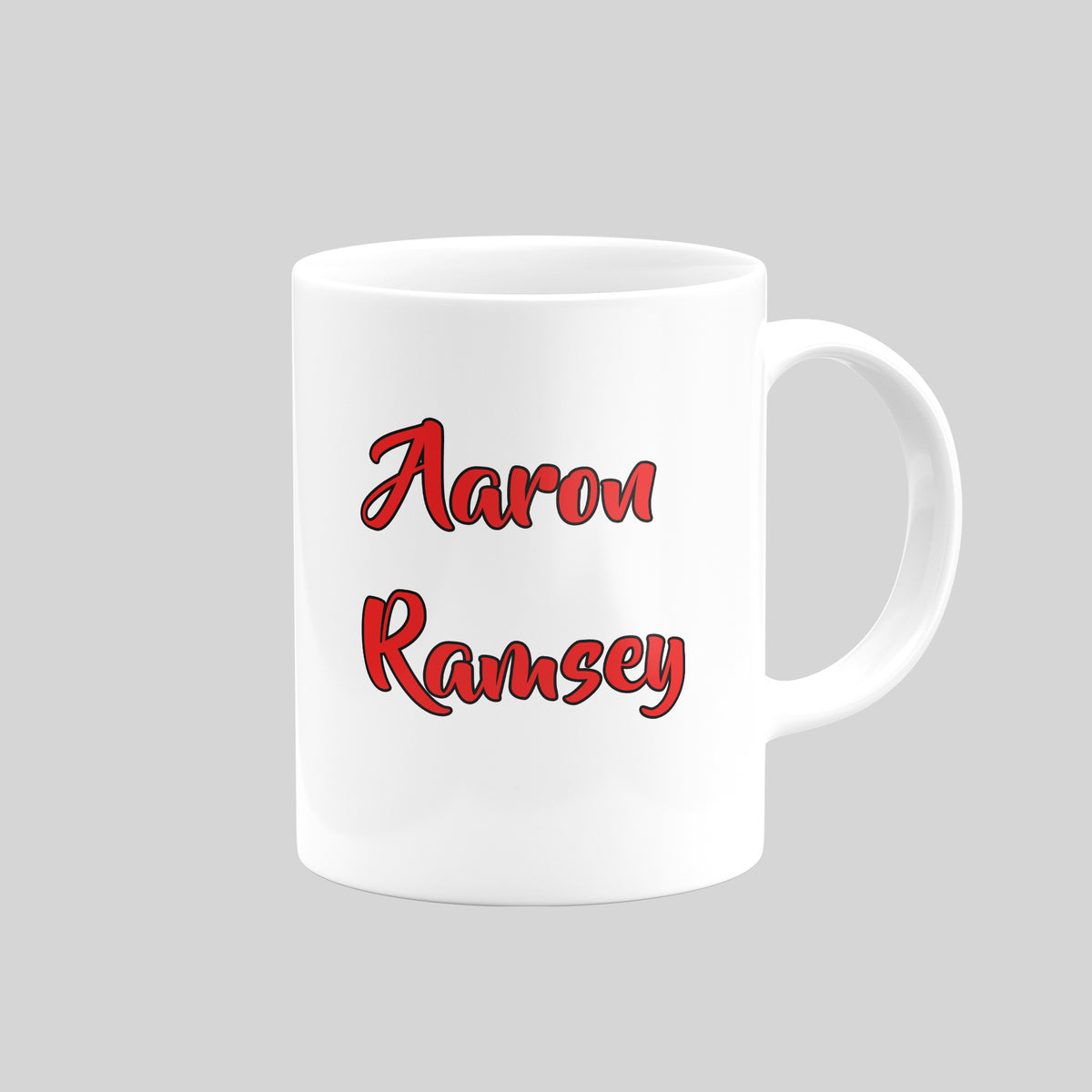 Aaron Ramsey Wales mug – Aaron Ramsey reverse lettering
