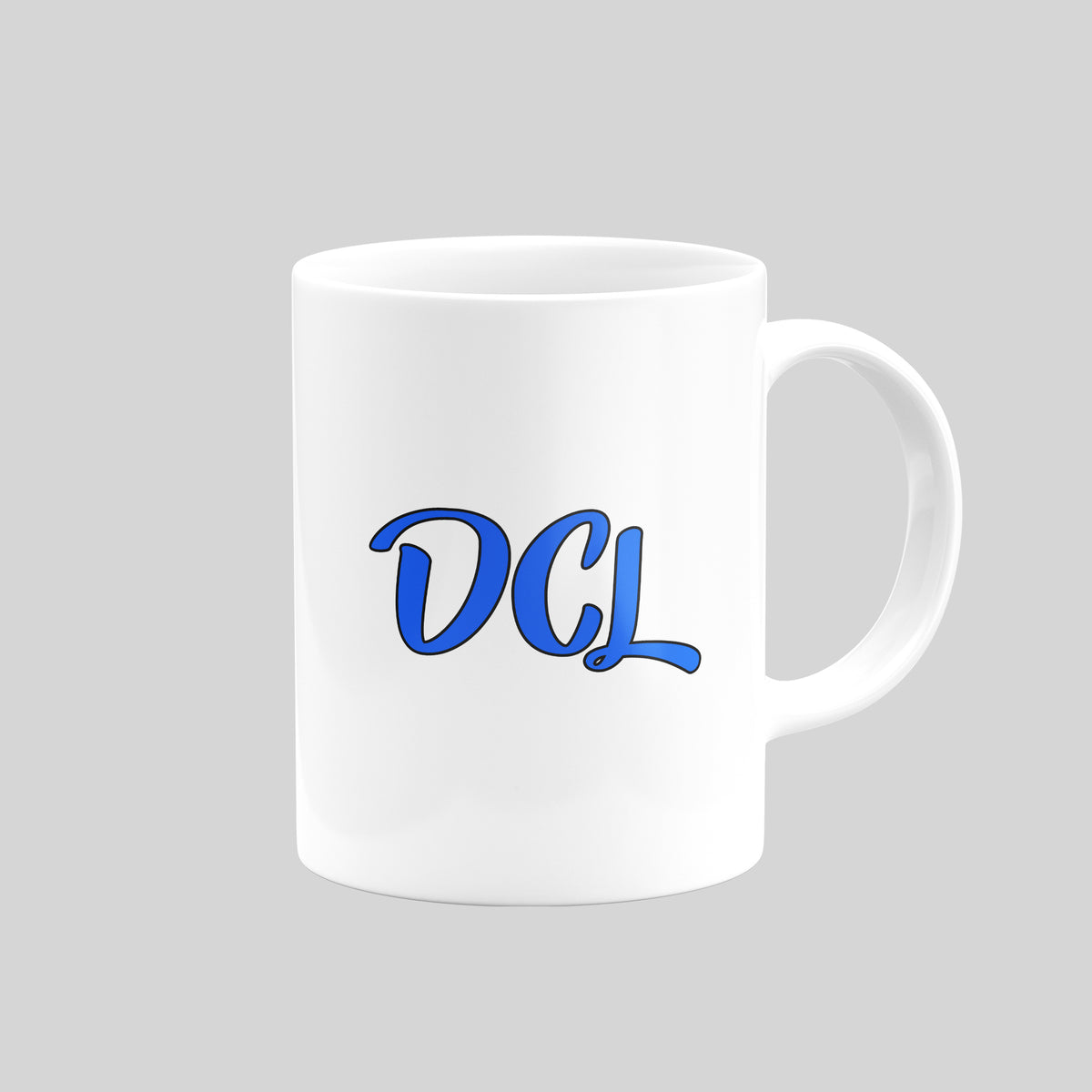 Reverse of Dominic Calvert-Lewin Leeds United mug with name lettering