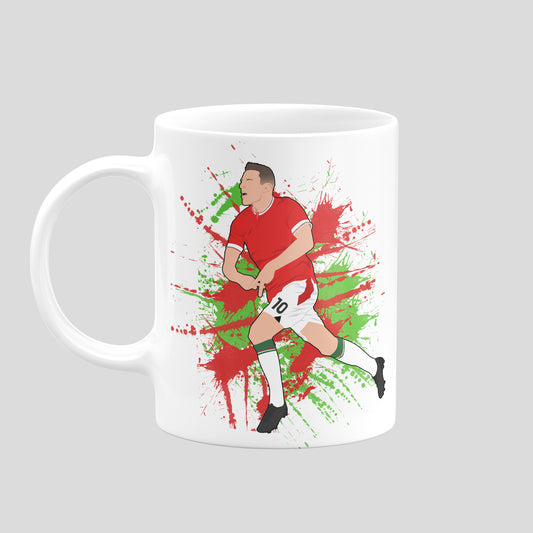 Paul Mullin Wrexham mug – original football artwork