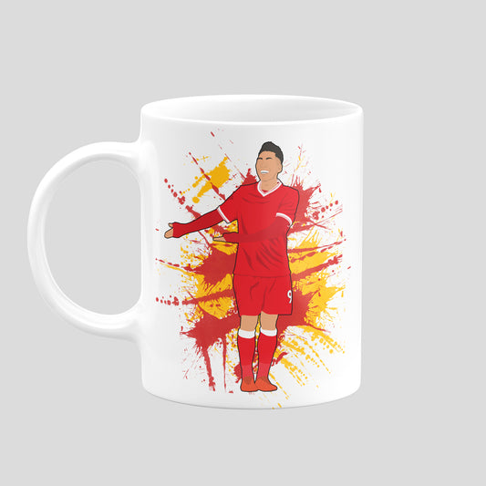 Roberto Firmino Liverpool mug – original football artwork