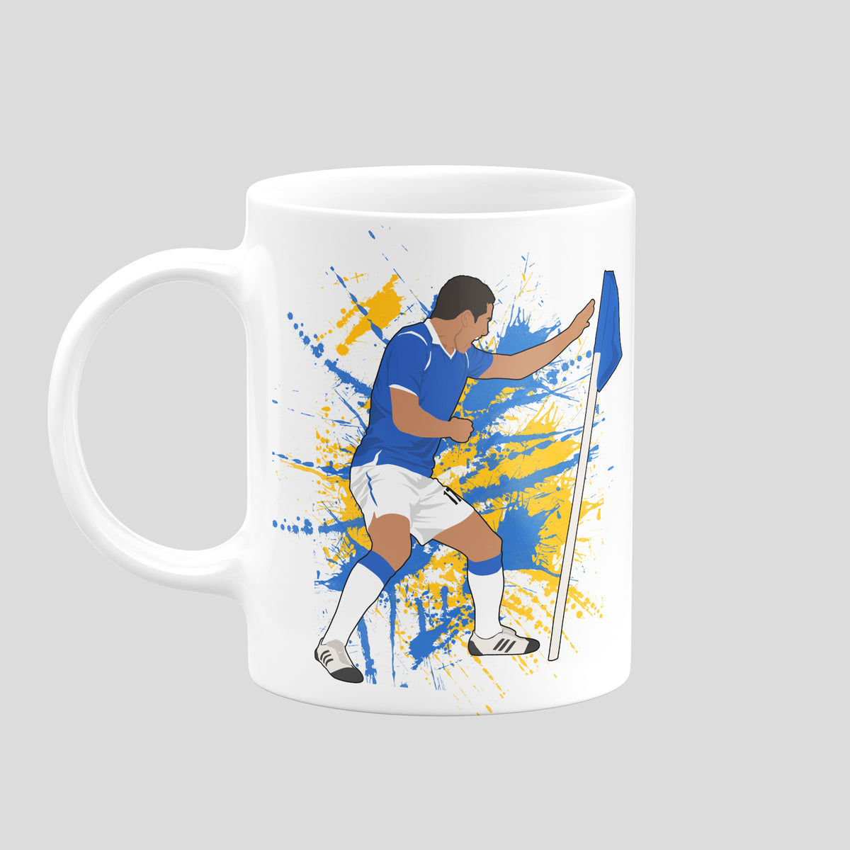 Tim Cahill Everton mug – original football artwork