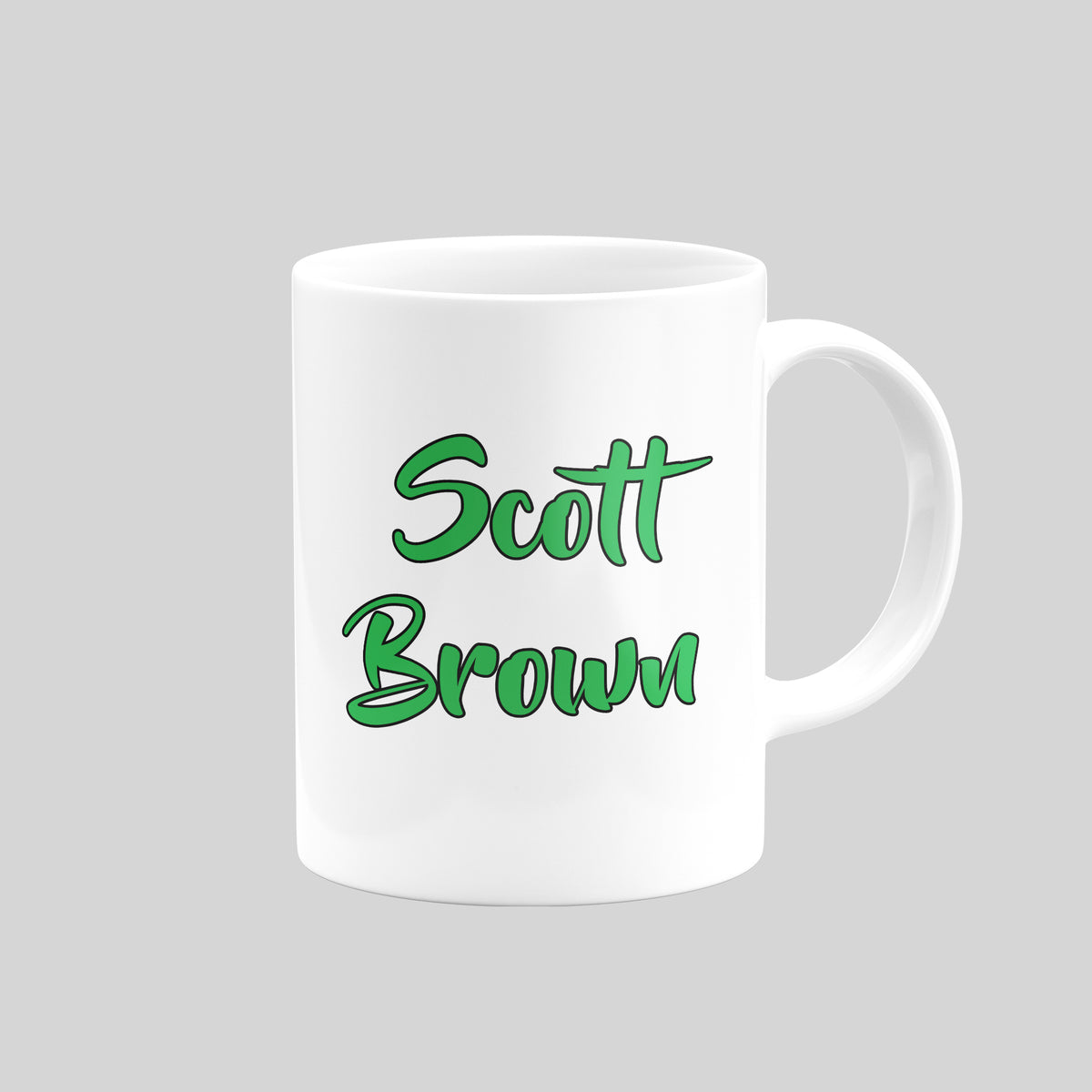 Scott Brown Celtic mug – reverse design
