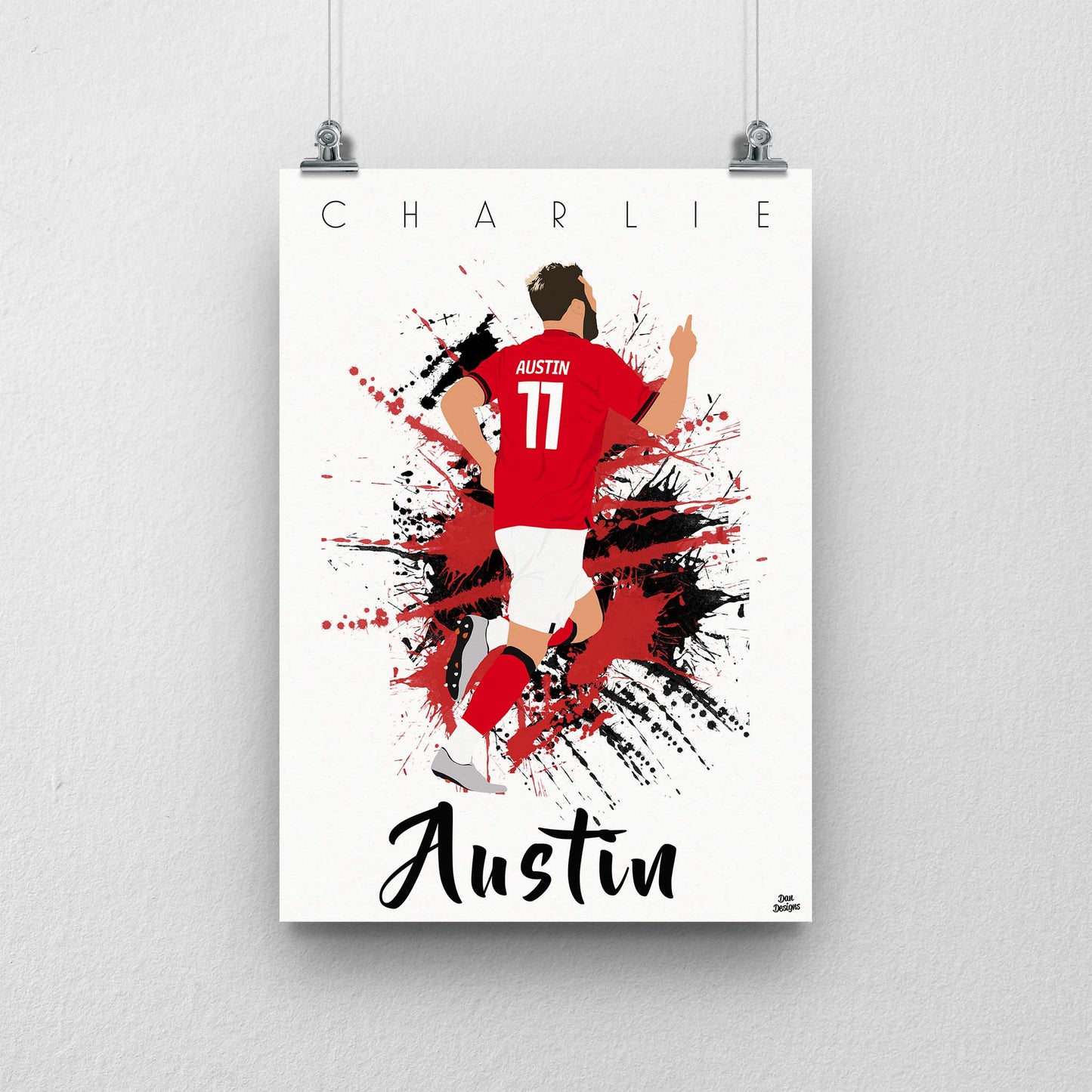 Charlie Austin 11 Print
