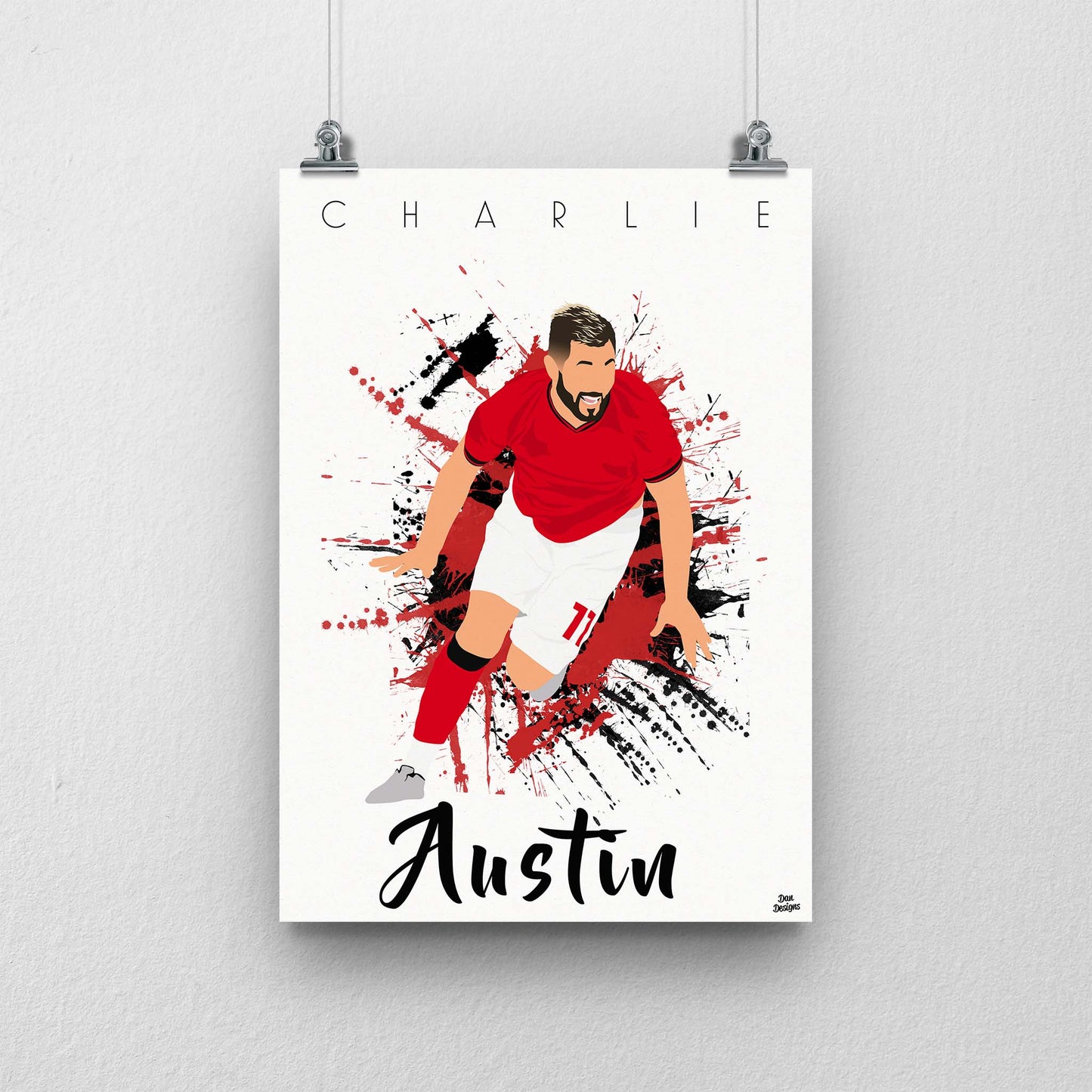 Special Charlie Austin Print