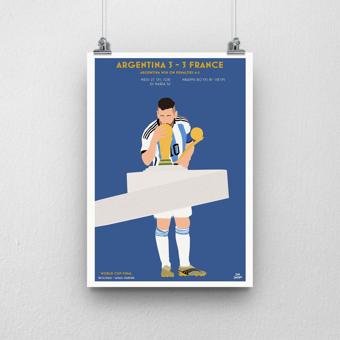 Messi World Cup Print
