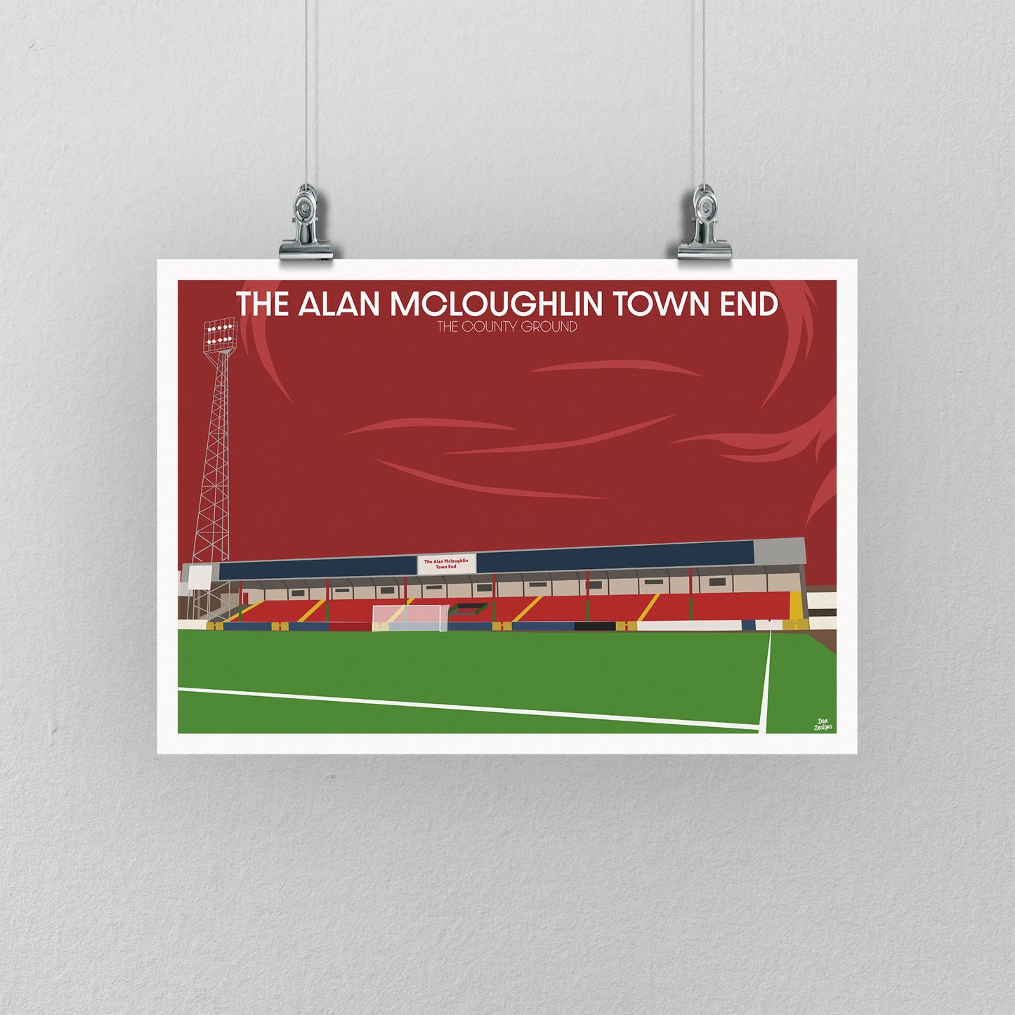 The Alan McLoughlin Town End Print