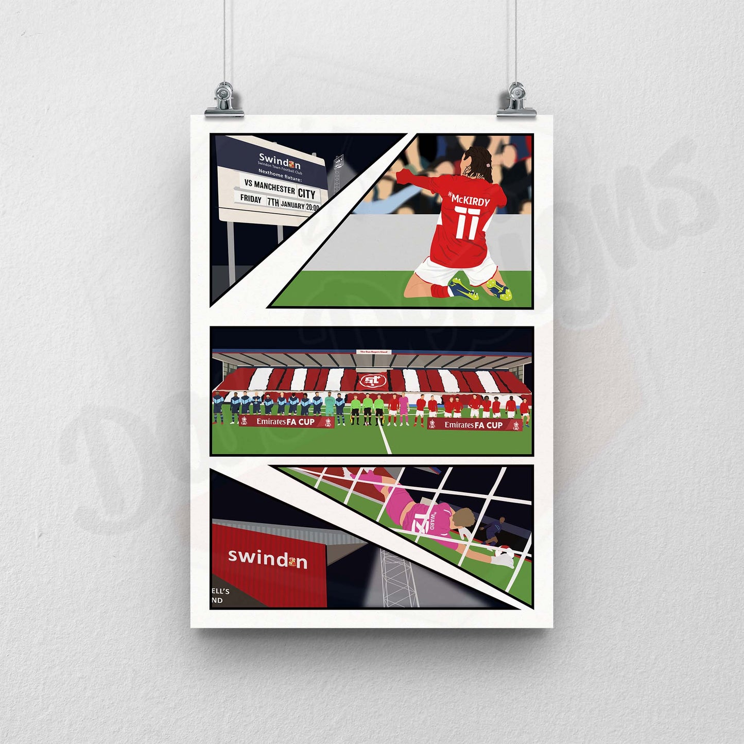 Swindon FA Cup 2022 Print.