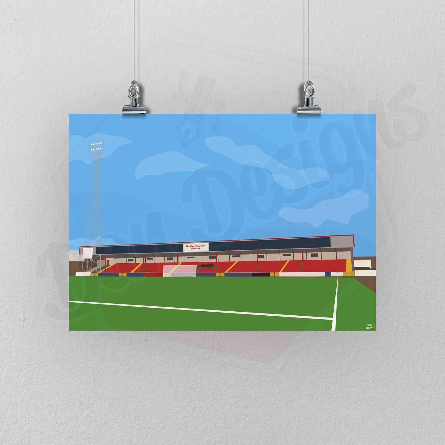 The Alan McLoughlin Town End Print