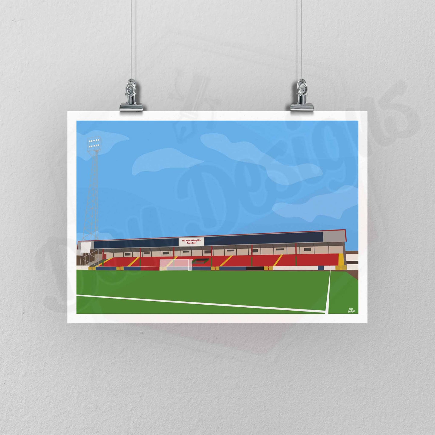 The Alan McLoughlin Town End Print