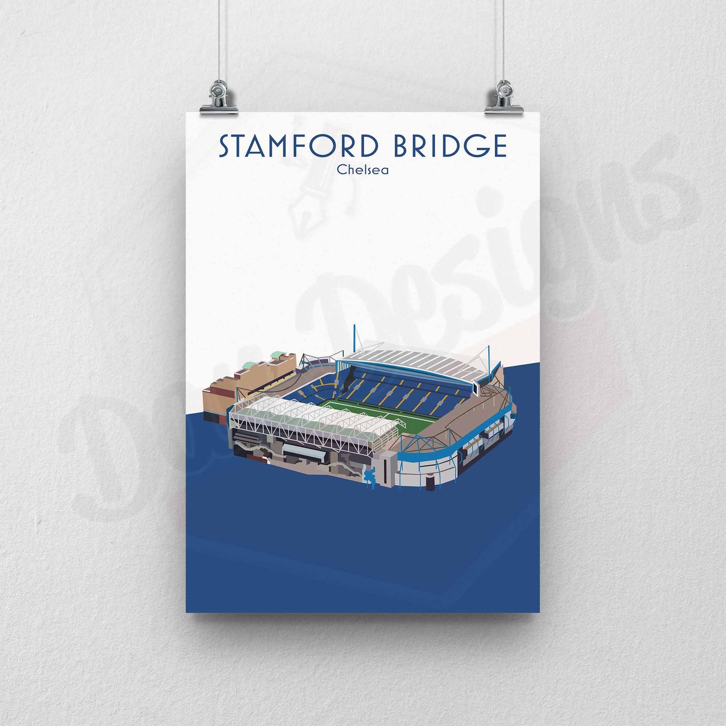 Stamford Bridge Stadium Print.